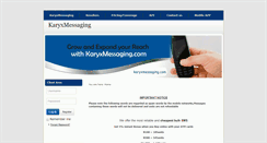 Desktop Screenshot of karyxmessaging.com
